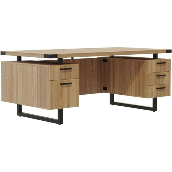Mirella Free Standing Desk BBB-BF in Sand Dune