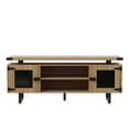thumbnail image 1 of Mirella Low Wall Cabinet Glass Doors in Sand Dune, 1 of 7