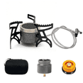 thumbnail image 1 of Miren Outdoor Camping Stove, 4200W Dual Fire Burner (Infrared & Jet), Windproof, Portable, Lightweight, Foldable, for Hiking, Backpacking, Car Camping, 1 of 10