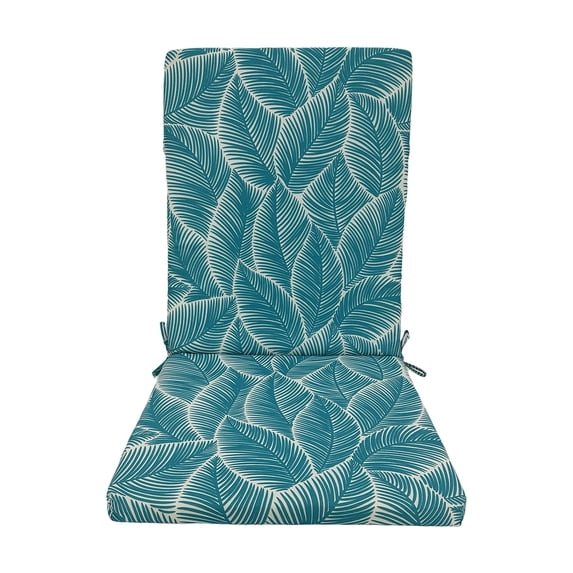 Miretho Outdoor High Back Chair Cushion, Extra Thick Waterproof Patio Seat Pad, Sun Fade Resistant with Ties