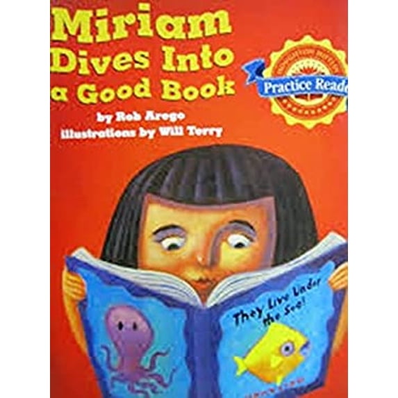 Pre-Owned Houghton Mifflin Reading Leveled Readers: Level 3.3.3 on LVL Miriam Dives Into a Good Book (Paperback) by Houghton Mifflin Company (Prepared for publication by)