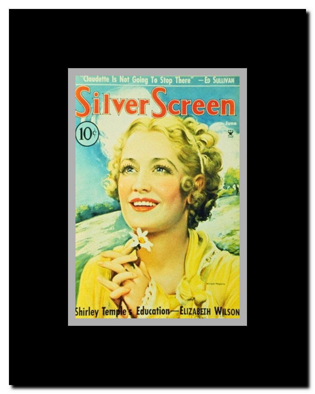 Miriam Hopkins Framed Movie Poster