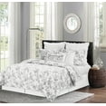 thumbnail image 1 of Miriam Slate Reversible Floral Full/Queen Quilt Set, 1 of 9