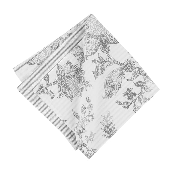 Miriam Slate Reversible Gray Damask Napkin