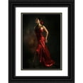 thumbnail image 1 of Miriana 11x14 Black Ornate Wood Framed with Double Matting Museum Art Print Titled - Antonella, 1 of 4