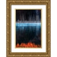thumbnail image 1 of Mirica, Dan 23x32 Gold Ornate Wood Framed with Double Matting Museum Art Print Titled - Cuejdel Lake, 1 of 4