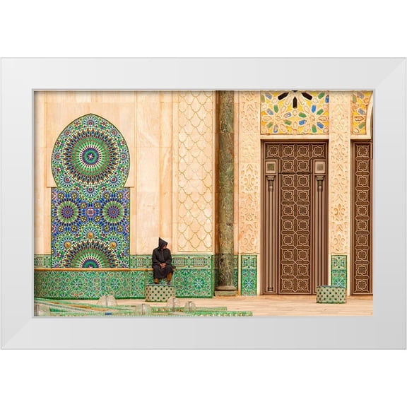 Mirica, Dan 32x23 White Modern Wood Framed Museum Art Print Titled - The Gate