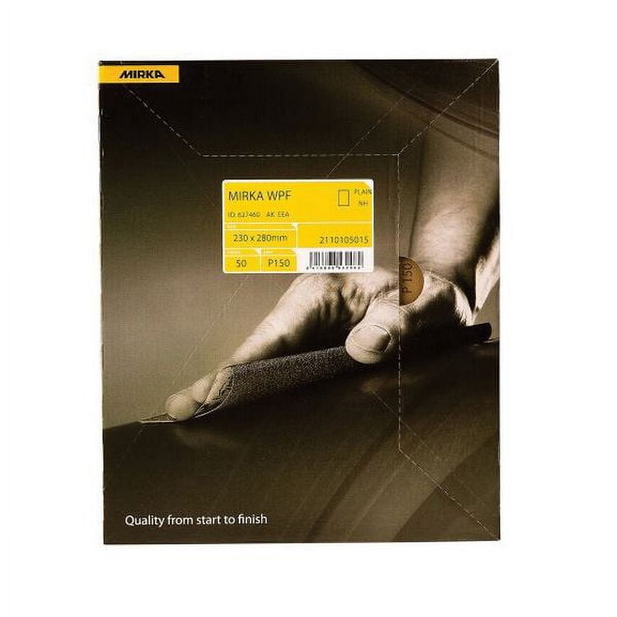 Mirka 21-104-P400 Waterproof Finishing Sanding Sheet - 9 X 11 Inches, Latex Impregnated, For Wet Sanding