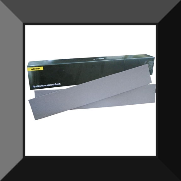 Mirka Base Cut 2 3/4 x 16 1/2 PSA File Sheet, 80 grit, 25 per box
