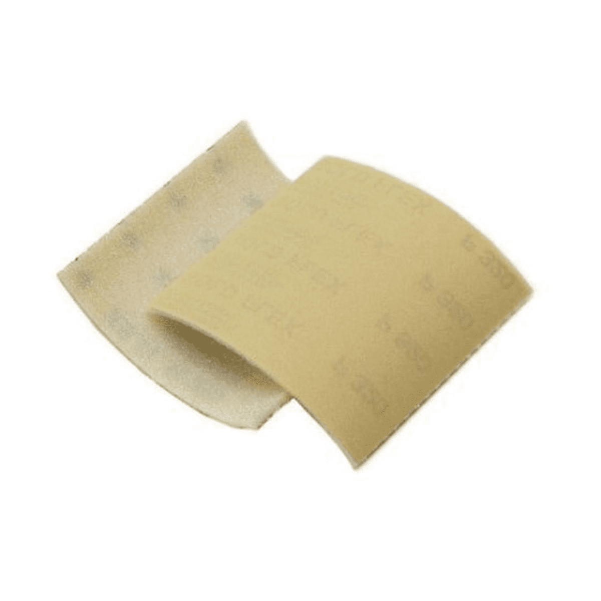 Mirka Abrasives Goldflex-Soft 23145240 23 Series Abrasive Pad, 4-1/2 in W x 5 in L, P240 Grit