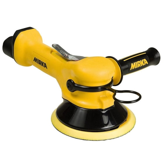 Mirka 6 In. Disc Two-Handed Vacuum-Ready Orbit Air Sander