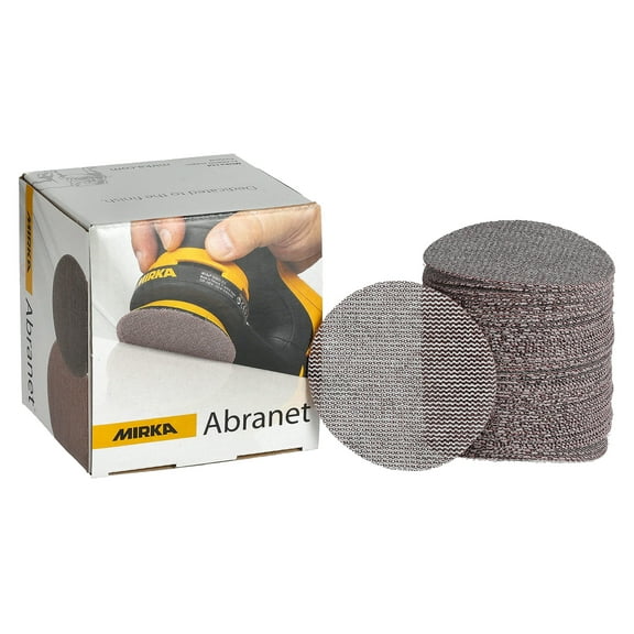 Mirka 9A-203-600 3-Inch 600 Grit Mesh Abrasive Dust Free Sanding Discs, Box of 50 Discs