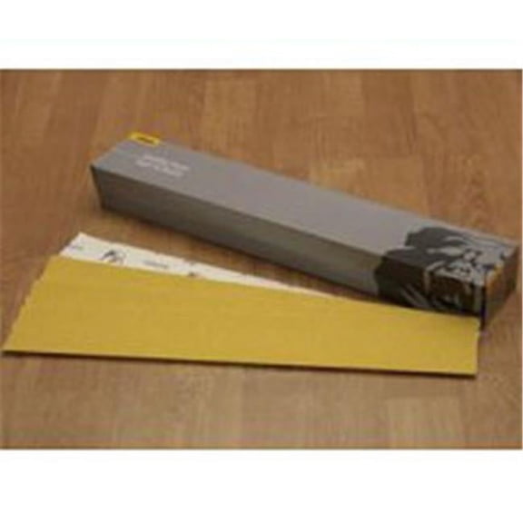 Mirka Abrasives 23-364-080 Mirka 23 Series Gold 2.7 5 in. x 16. 5 in. PSA Sheet- P80-Grit- E-Weight Backing