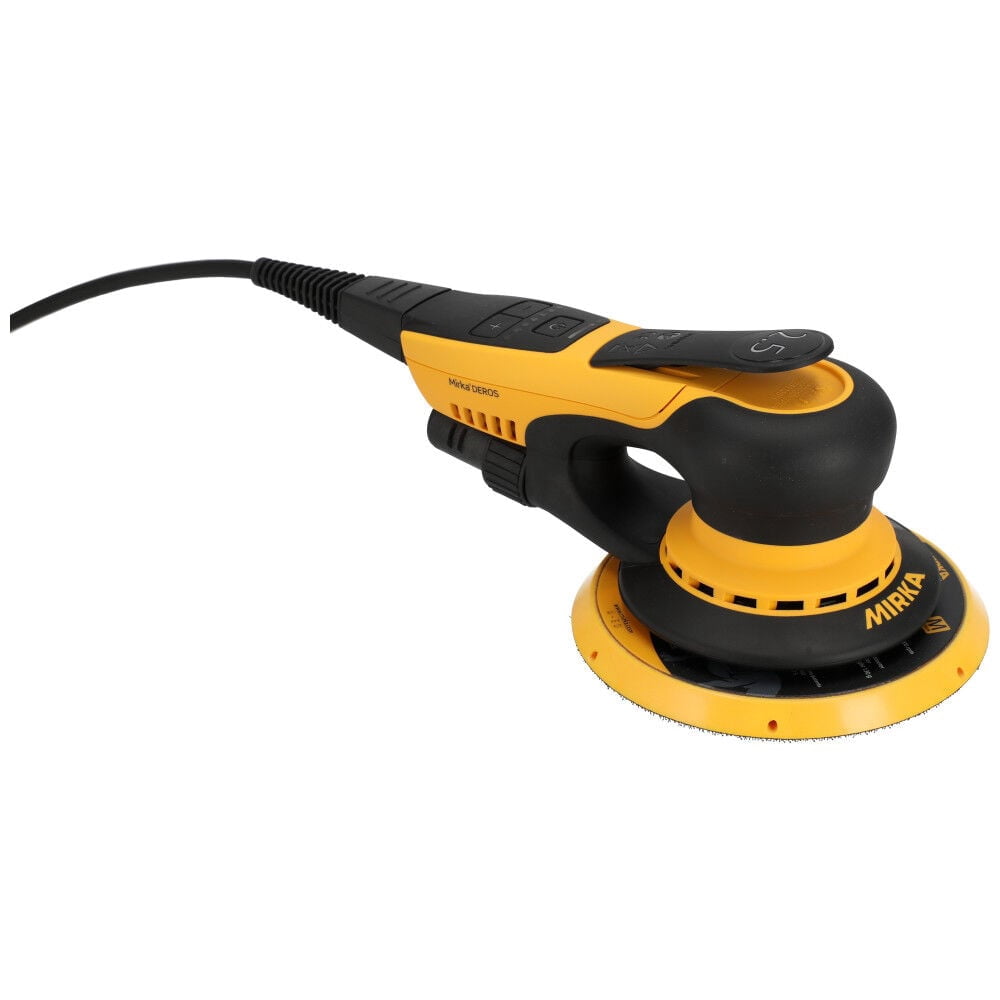 Mirka Deros Ii 625X Electric Powered 6 Inch 2-1/2 Mm Orbital Sander With Case