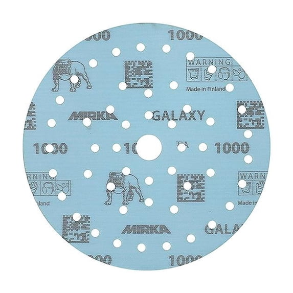 Mirka FY5MF080 Galaxy Dust Free Multi-Fit Grip Discs, 5", Grade 80, 50/pk