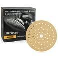 Mirka Gold Multifit 6'' Sandpaper Grit 80 Hook and Loop, 50 Pack 6 inch