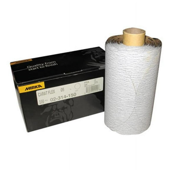 Mirka Ma02.314.180 5 In. No Hole Psa Linkrol Disc 180 Grit - Gray