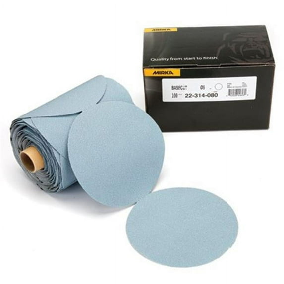 Mirka Ma22.314.120 5 In. No Hole Psa Linkrol Disc Basecut 120 Grit - Blue