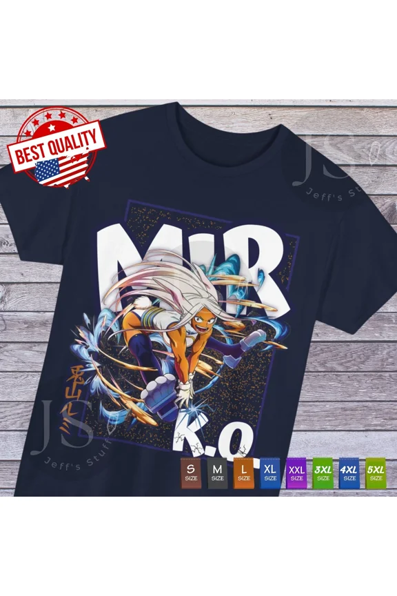 Mirko Waifu T Shirt My Hero Academia Tee Anime Manga Japanese Cosplay Ecchi Girl