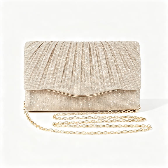 Mirlewaiy Women's Formal Dressy Evening Clutch Purse, Elegant Crossbody Handbag for Wedding, Cocktail, Prom, and Party