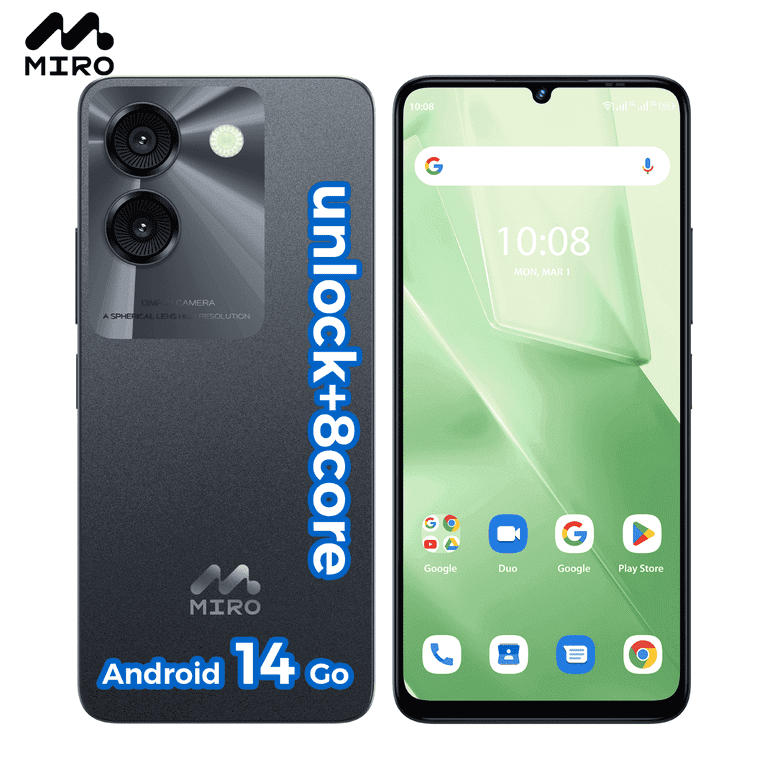 Miro A67 Unlock 8Core Android 14GO 6.75''HD Large Screen
