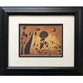 thumbnail image 1 of Miro "Composition" Rare Custom Framed Art Generic, 1 of 3