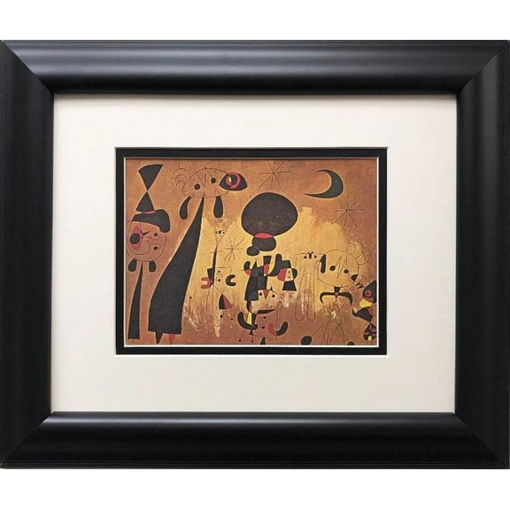 Miro "Composition" Rare Custom Framed Art Generic
