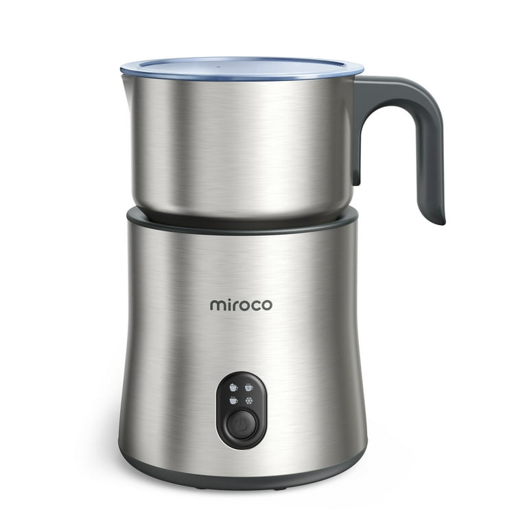 Miroco Milk Frother, Electric Milk Foam Maker 17oz for Coffee, Latte,  Cappuccino, Auto Hot and Cold