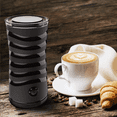 thumbnail image 1 of Miroco Milk Frother, Electric Milk Steamer Foam Maker 8oz for Coffee, Latte, Cappuccino, Black, 1 of 6