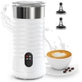 thumbnail image 1 of Miroco Milk Frother with Hot & Cold Milk Functionality, Automatic Stainless Steel Milk Steamer for Home, Silver, 1 of 7
