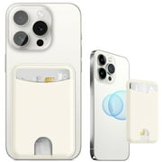 Miroddi Magsafe Wallet, Magnetic Phone Card Holder Compatible for iPhone 16/15/14/13/12 Series, Leather, Ultra-Thin, RFID Blocking, Fit 4 Cards