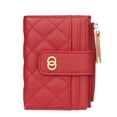 thumbnail image 1 of Miroddi Small Wallet for Women Slim Bifold Leather Credit Card Holder Cute Wallets Zipper Pocket Coin Purse with ID Window, 1 of 7