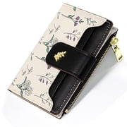 Miroddi Womens Wallet with RFID Blocking Cute Small Wallets for Women Thin Womens Wallet Kawaii Flower Card Wallets