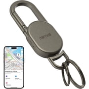 Miroddi Keychain Tracker, Mens Key Chain Works with Find MyiOS Only, Heavy Duty Keychain Carabiner Car Key Chains, Anti-Lost Tracker with Keyrings, Rechargeable & Waterproof