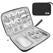 Miroddi Travel Cable Organizer Bag, Electronics Organizer Travel Case, Water Resistant, Travel Essentials for Wire Cord Charger Cable Storage Accessories