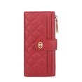 thumbnail image 1 of Miroddi Wallet for Women Slim Bifold Leather Credit Card Holder Long Wallets Zipper Pocket Coin Purse with ID Window, RFID Blocking, 1 of 6