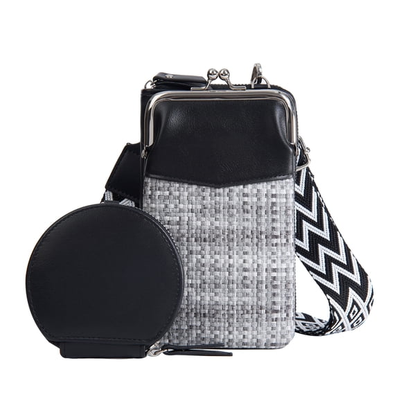Miroddi Small Crossbody Bags for Women Leather Cell Phone Purse Bag Wallet with RFID Blocking Credit Card Slots