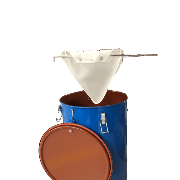 Miroil CONE2B Small Fryer Filter Bag & D Size Frame, MirOil EZ Flow Filter Bag and Frame Combination Set, Ideal for use with MirOil 30L Oil Caddy, Part 02742, Durable, Easy to Clean with Hot Water