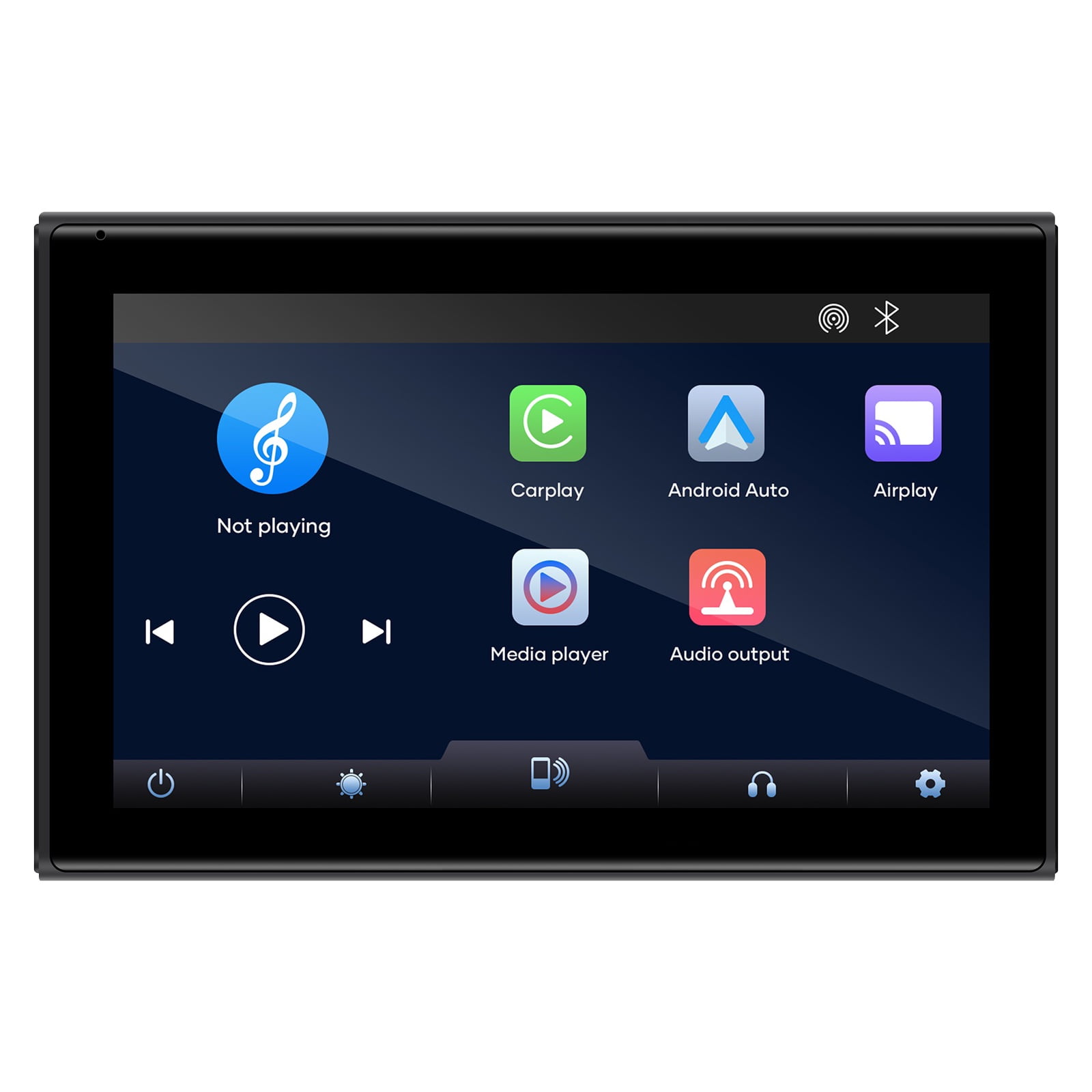 Miroir Drivvplay, Wireless Car Play and Android Auto Display, 7" Touch Screen