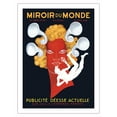 thumbnail image 1 of Miroir Du Monde (Mirror of the World) - Vintage French Magazine Cover by Leonetto Cappiello c.1936 - Fine Art Matte Paper Print (Unframed) 24x32in, 1 of 4