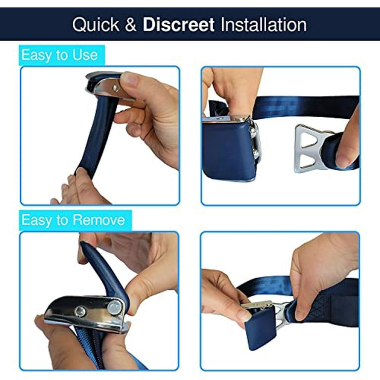 Mirone Airplane Seat Belt Extender for Southwest Airlines Southwest Seatbelt Extender Seatbelt Extension Adjustable Airplane Seatbelt Extender Southwest Airlines Seat Belt Extender for Adults Type B W...