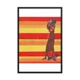 thumbnail image 1 of Mirone Deodato Clothing Shop Milan, Italy circa 1934. Framed Vintage Travel Poster, 1 of 1