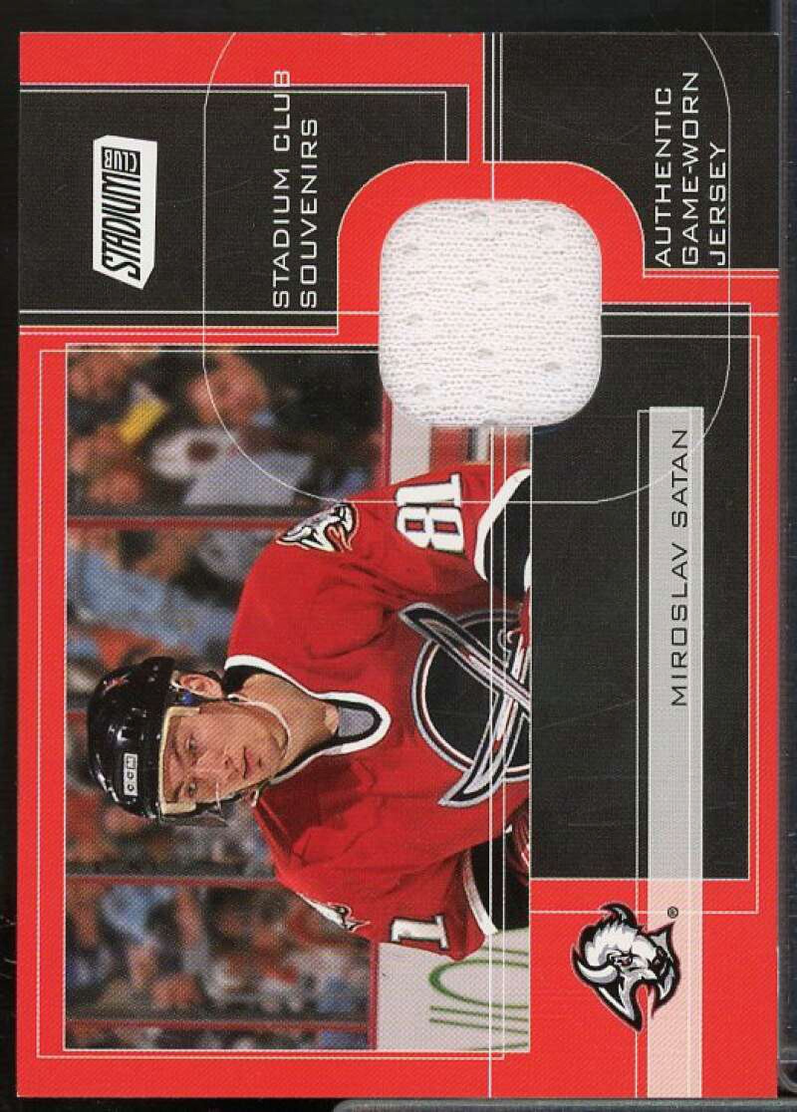 Miroslav Satan Card 200102 Stadium Club Souvenirs MIS