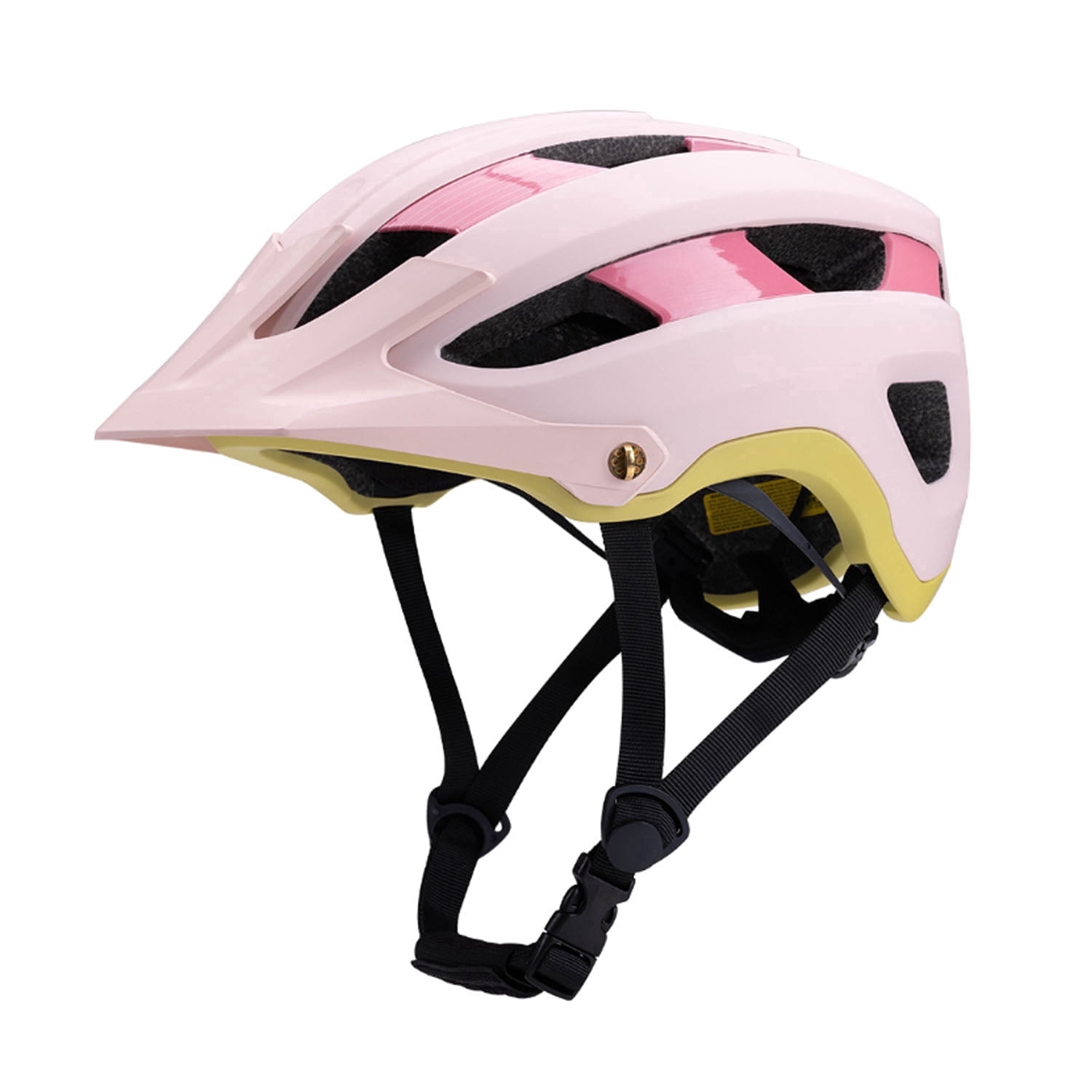Mirov Adult bicycle helmet, lightweight mountain and road bike helmet with an adjustable dial and a visor, suitable for skateboarding and scooters(L)