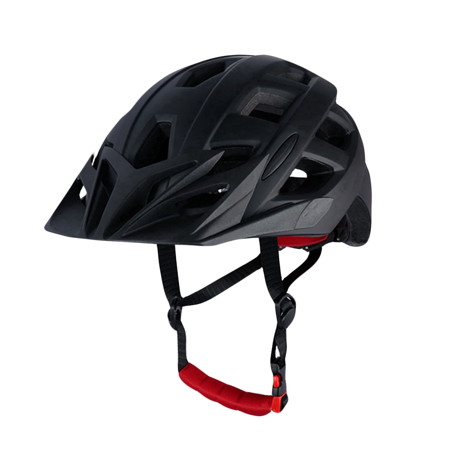 Mirov Adult bicycle helmet, unisex for teens, cycling helmet with visor, suitable for skateboarding, mountain biking, and scootering (Size L)