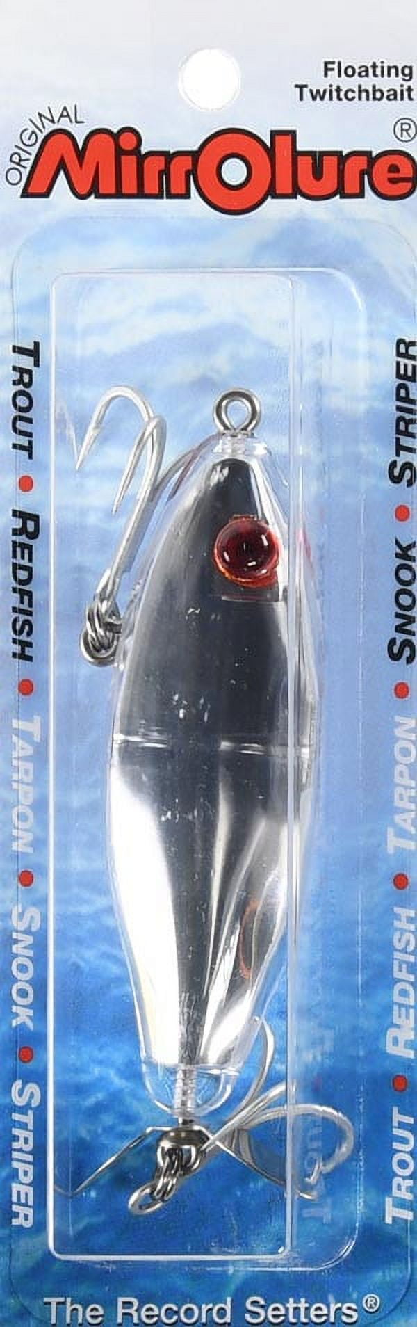 MirrOlure MirrOProp Floating Twitchbait Fishing Lure, Silver Scale