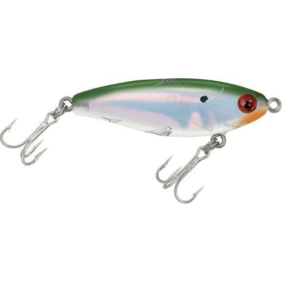 MirrOlure MirrOdine 2-5/8" - Green Back/White Belly