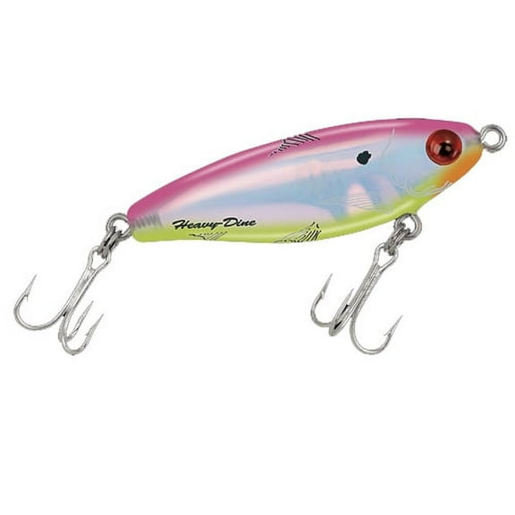 MirrOlure Mirrodine 2-5/8" Heavy Dine Sinking Twitchbait, Electric Chicken, 7/16 oz