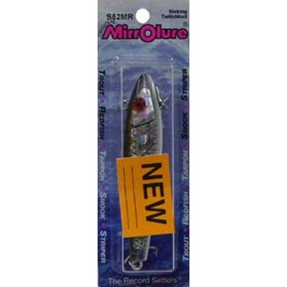MirrOlure Series II Sinking Twitch Bait Dragon Red Head/ Black