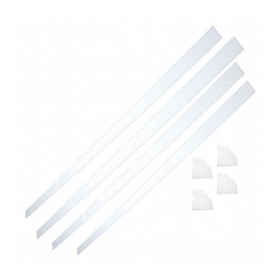 Mirredge Mirror Installation Kit,White,48 in W 34400